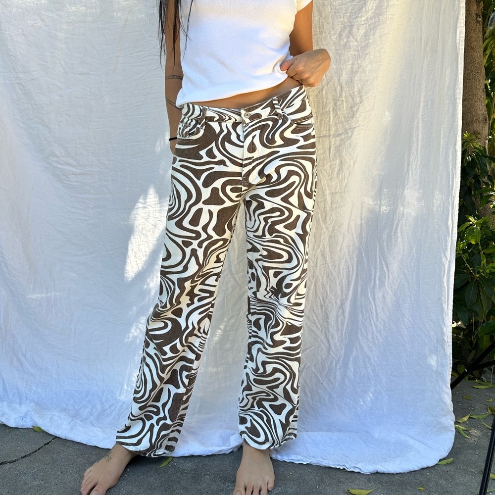 Groovy patterned jeans